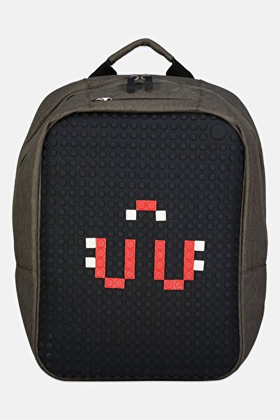 Upixel Kids Boy Classic Laptop Backpack With Pixel Chips, Multicolor