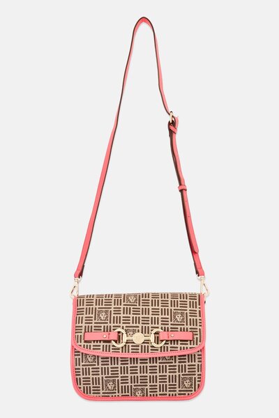 Anne Klein Women Allover Print Cross Body Bag, Multicolor