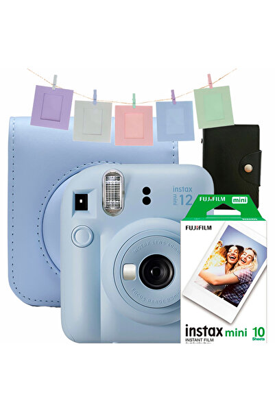 Fujifilm Комплект за фотоапарат за моментални снимки Instax Mini 12 Mega - ор...