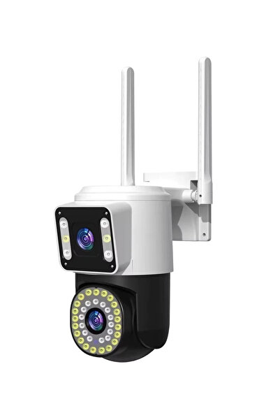 Epilons 4mp Yoosee Çift Lens Ip Kamera - Wıfı Açık Otomatik İzleme, Su Geçirm...