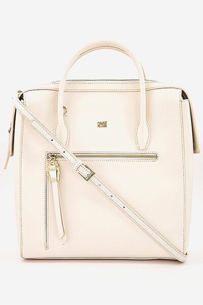 Cavalli Class Women Brigitte Tote Bag 30 L x 30 H x 12 W cm, White