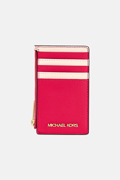 Michael Kors Women Brand Logo Wallets 13 L x 8 H x 1 W cm, Fuchsia Pink
