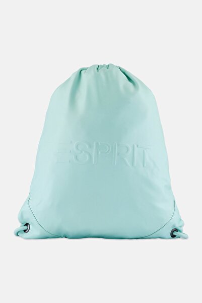 Esprit حقيبة ظهر نسائية برباط وشعار ماركة، أبعادها 47 سم ارتفاع × 41 سم طول ×...