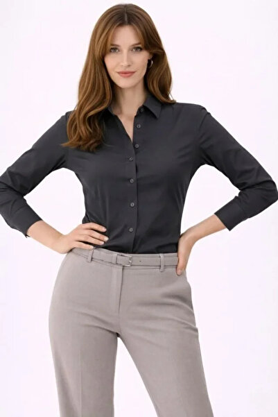 Kanonik Education Long Sleeve Shirt with Buttons, Classic Collar, Suitable fo...