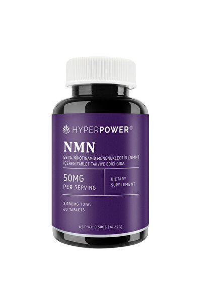 Hyperpower NMN (50mg) & PQQ (20mg) + CoQ10 (100mg) 2 li Set 60 Tablet 2 Aylık...
