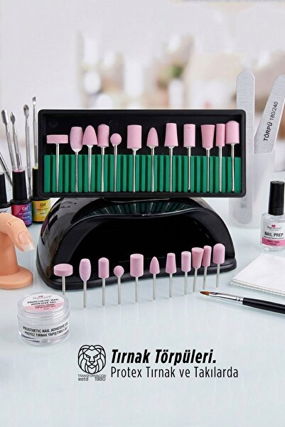 Transformacion Professional 12 Parça Protez Jel Tırnak Manikür Pedikür Freze ...