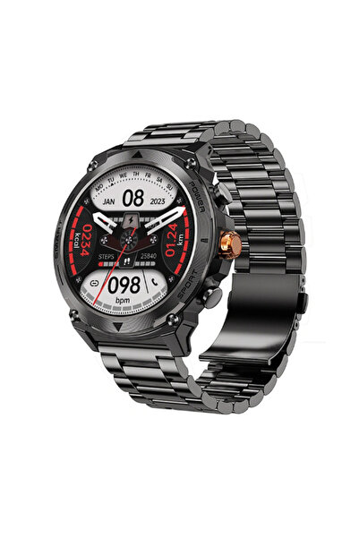WIWU SW03 Smart Watch 1.43" AMOLED IP68 Waterproof Bluetooth 5.2 Black