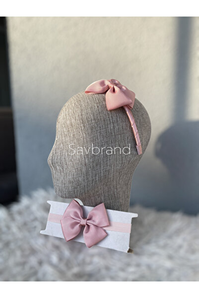 SavBrand Bow-Tie Mom Crown and Bandana Set