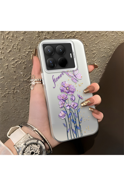 Hontinga حافظة هاتف 15T Pro متوافقة مع الحواف السيليكونية الصلبة والمضادة للس...