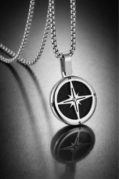 voyageaccessory Black and Silver Options Stainless Steel Modern Minimal Desig...