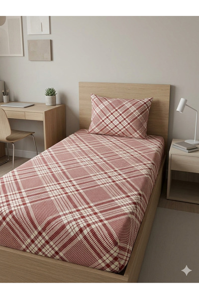 serenat home Σερενάτ Μονό Σεντόνι με λάστιχο και 1 τεμάχιο Θήκη μαξιλαριού