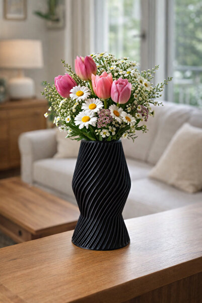 İB GLOBAL Βάζο τρισδιάστατης παραγωγής με εντυπωσιακή εμφάνιση 13 εκ. x 9 εκ.