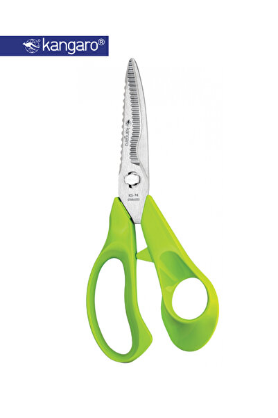 Kangaro Multi-Purpose Stainless Steel Scissors 189mm with Detachable Blades