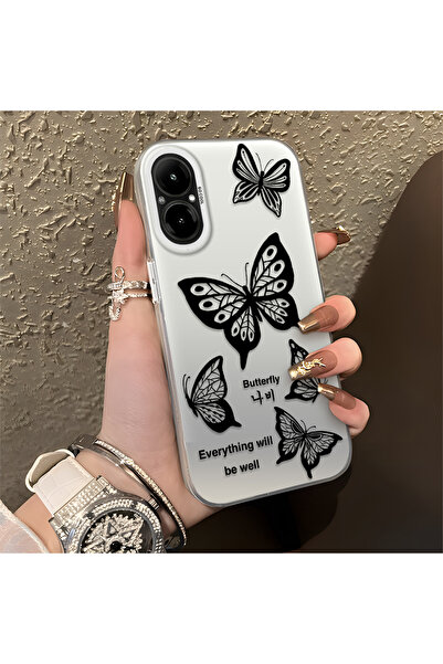 Hontinga حافظة هاتف ريلمي C67 متوافقة مع الحافة السيليكونية الصلبة والمضادة ل...