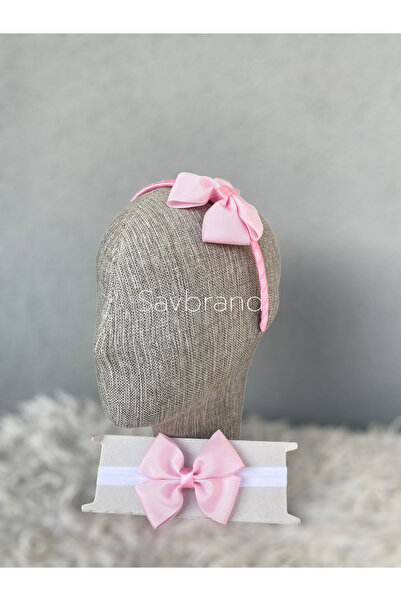 SavBrand Bow-Tie Mom Crown and Bandana Set