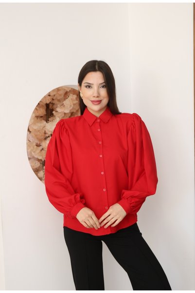 MODAELA Cămașă cu mânecă cu balon