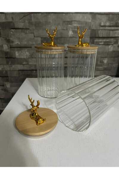 MRK Deer-Shaped Handle Model 3-Piece Large Size Decorative and Ergonomic Spic...