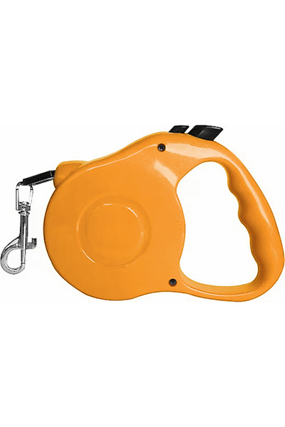 Mestore Karamel Pet Automatic Dog Walking Leash Medium 5 Meters 15 kg Orange ...