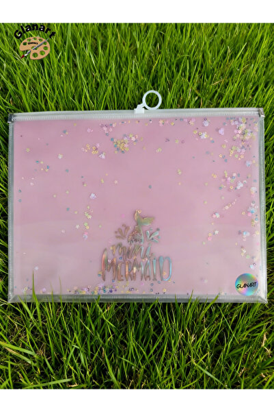 Glanart sunum proje dosyası klips fermuarlı a4 boy ödev dosyası simli pullu a...