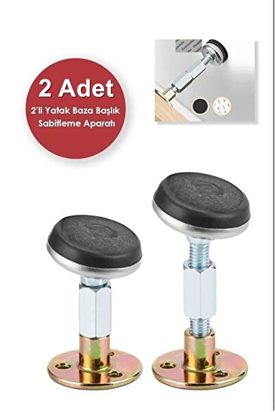 Kitchen Beauty 2 Adet Yatak Baza Başlık Sabitleme Aparatı Ses Önleyici Eşya S...
