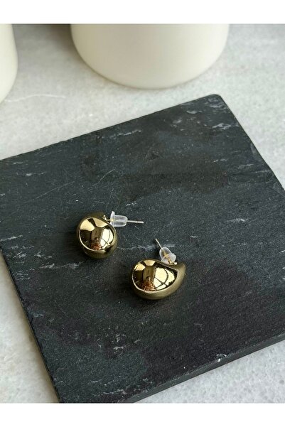 Merishe Jewerly أقراط بوتيغا الذهبية الصغيرة المصنوعة من الفولاذ
