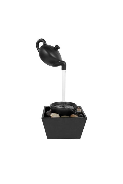 Go İthalat Waterfall Flower Pot Decorative Ornamental Pool Electric - with Le...