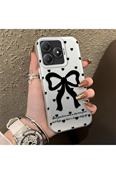 Hontinga حافظة هاتف ريلمي نوت 60 متوافقة مع الحواف السيليكونية الصلبة والمضاد...