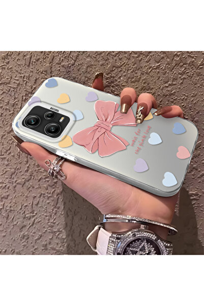 CHICASELUX حافظة هاتف من السيليكون ذات حافة صلبة ومضادة للسقوط على شكل قلب مت...