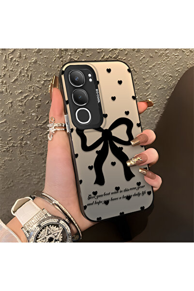 Hontinga حافظة هاتف Vivo Y19S متوافقة مع حافة السيليكون الصلبة ومضادة للسقوط ...