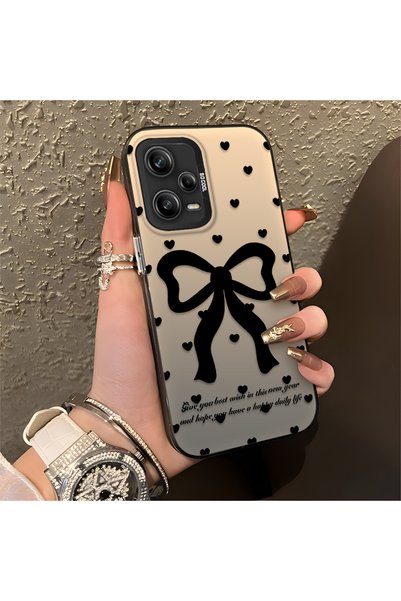 Hontinga Redmi Note 12 Pro 5g Compatible Silicone Edge Hard Back Anti-Fall Ph...
