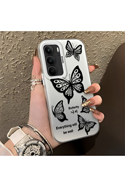 Hontinga حافظة هاتف ريلمي 14x متوافقة مع الحواف السيليكونية الصلبة والمضادة ل...