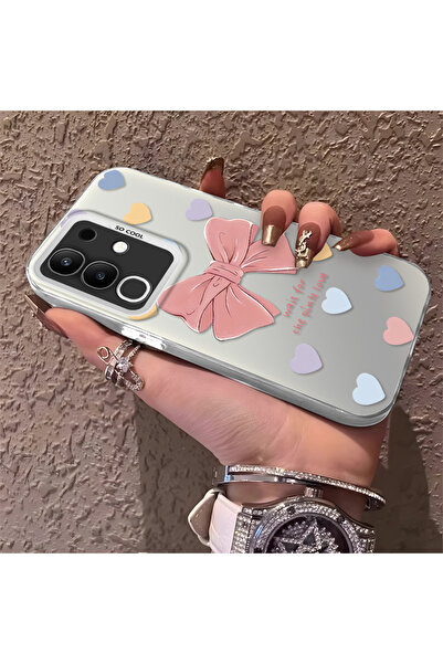 CHICASELUX حافظة هاتف من السيليكون ذات حافة صلبة ومضادة للسقوط على شكل قلب مت...