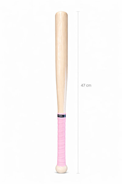 HAKİ Kaydırmaz Saplı 47 cm Ahşap Beyzbol Sopası