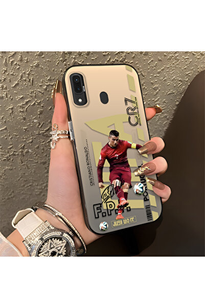 Hontinga حافظة هاتف سامسونج جالاكسي A30 متوافقة مع الحواف السيليكونية الصلبة ...