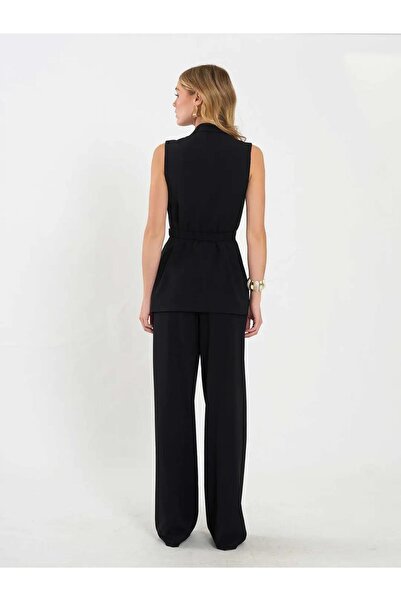 Lefon Set de vestă piese asimetrice pentru femei, curea piese, 220633