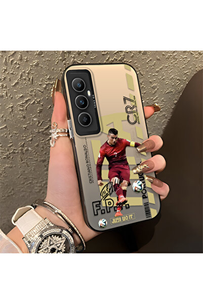 Hontinga حافظة هاتف Realme C65 متوافقة مع الحواف السيليكونية الصلبة والمضادة ...