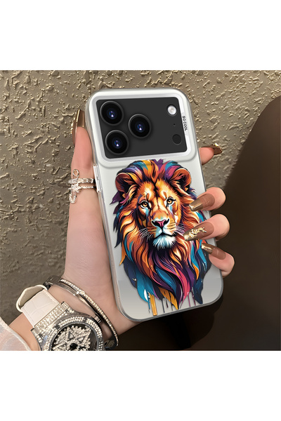 Hontinga حافظة هاتف آيفون 17 برو متوافقة مع الحافة السيليكونية الصلبة والمضاد...