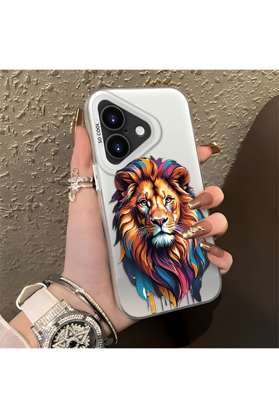 Hontinga حافظة هاتف آيفون 17 متوافقة مع الحافة السيليكونية الصلبة والمضادة لل...