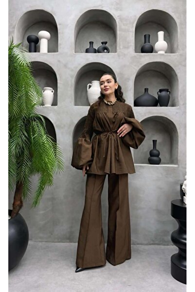 Cardella طقم أنيق متوافق مع الملابس المحجبة مصنوع من قماش الكوبرا الصيفي من س...