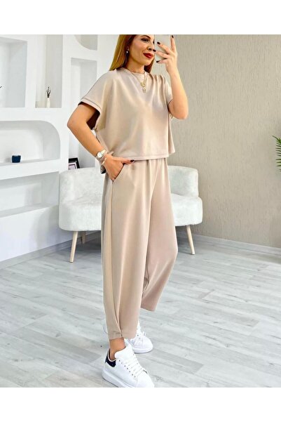 Trendingsize Modal Textured Short-Sleeved Shalwar Suit