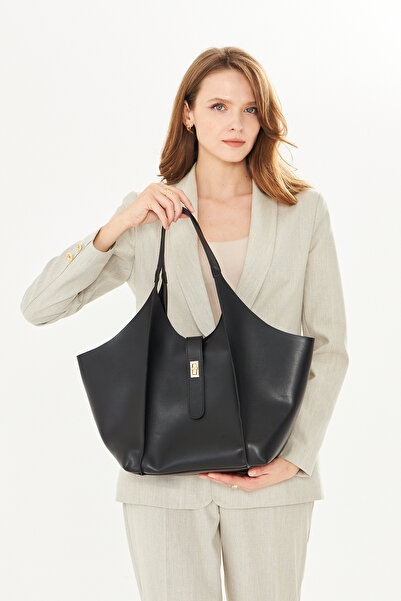 GIG Leather Yavru Bag Piece Lock Detailed Premium Quality Large Size (30X40) ...