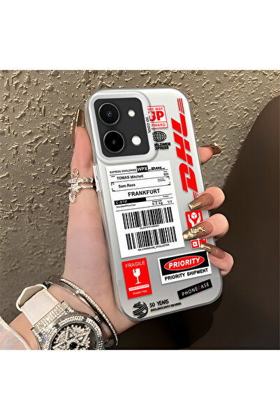 Hontinga حافظة هاتف Vivo Y28 متوافقة مع الحواف السيليكونية الصلبة والمضادة لل...