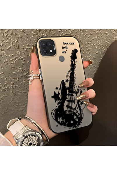 Hontinga حافظة هاتف OPPO A15 متوافقة مع حافة السيليكون الصلبة ومضادة للسقوط ع...