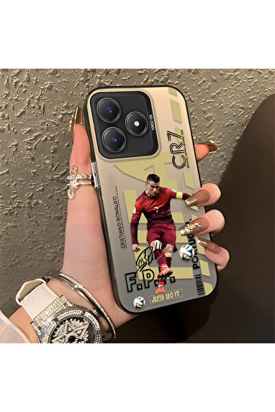 Hontinga حافظة هاتف Realme C61 متوافقة مع الحافة السيليكونية الصلبة والمضادة ...