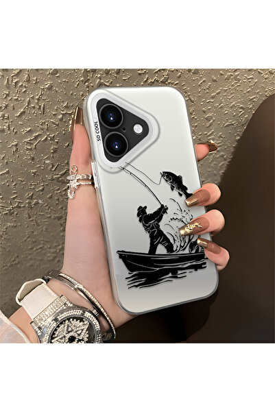 Hontinga حافظة هاتف من السيليكون متوافقة مع هاتف iPhone 17، ذات حافة صلبة ومض...