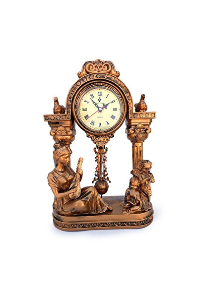RCR Ceas din rasina ingeri si fata cu mandolina