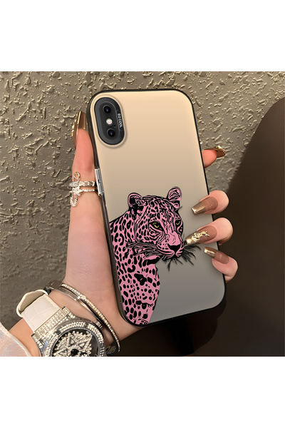 Hontinga حافظة هاتف iPhone XS Max متوافقة مع الحواف السيليكونية الصلبة والمضا...