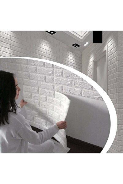 OEM Autocolant de Perete Model Piatra Off White 70x77cm