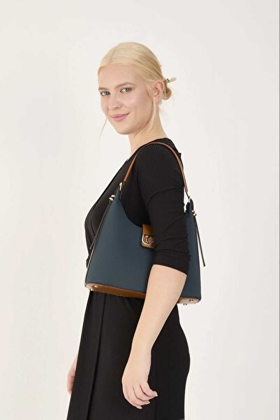 CRESSBERRY حقيبة نسائية ذهبية بإبزيم مكونة من حمالات قابلة للتعديل أقسام منفص...