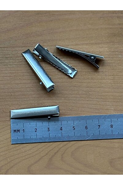 EGOMİ Metal Crocodile Clasp – 4 cm Silver Color Hair Clip |   Durable and Non...